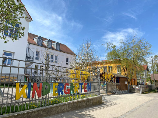 Gebäude des Kindergartens